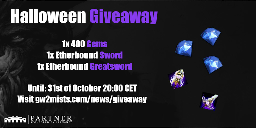 giveaway (skins + bags slots) Guild Wars 2, Friday RESET DAY WvW pumpin, Pugmanding
